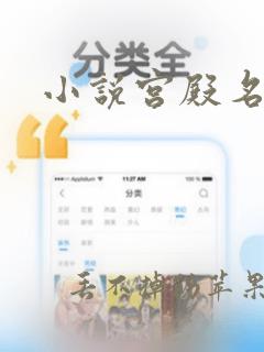 小说宫殿名