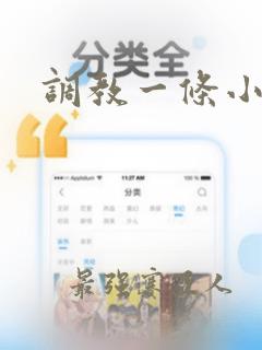 调教一条小母狗