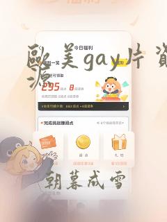 欧美gay片资源