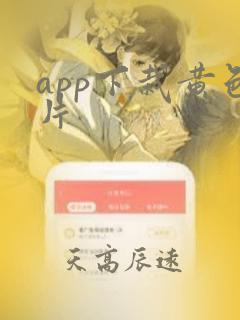 app下栽黄色片