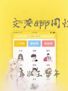 交友app同性