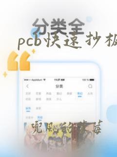 pcb快速抄板