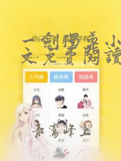 一剑独尊小说全文免费阅读无弹窗