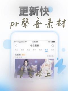 pr声音素材