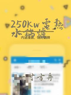 250kw电热水锅炉