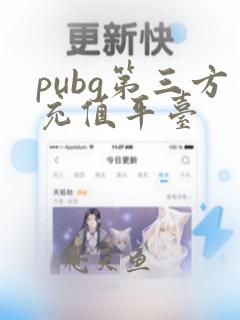 pubg第三方充值平台