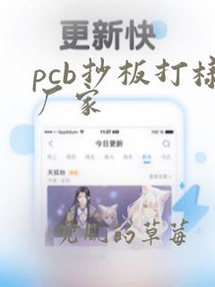 pcb抄板打样厂家