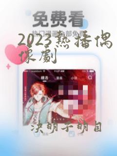 2023热播偶像剧