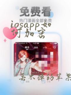 iosapp如何加密