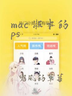 mac 版本的ps