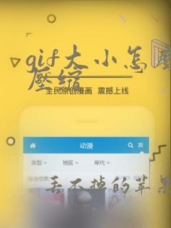 gif大小怎么压缩