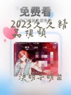 2023久久精品视频