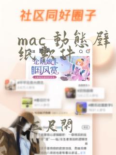 mac 动态壁纸软件