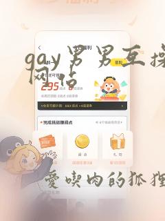 gay男男互操网站