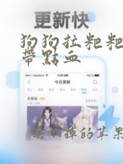 狗狗拉粑粑最后带点血