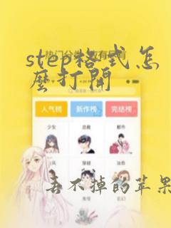 step格式怎么打开