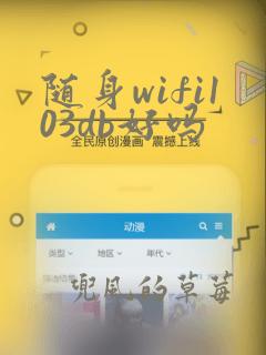 随身wifi103db好吗