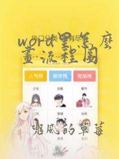 word里怎么画流程图