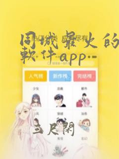 同城最火的社交软件app