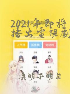 2021年即将播出电视剧