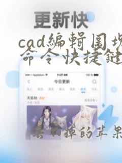 cad编辑图块命令快捷键