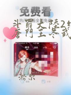 斗罗大陆2绝世唐门王冬武魂