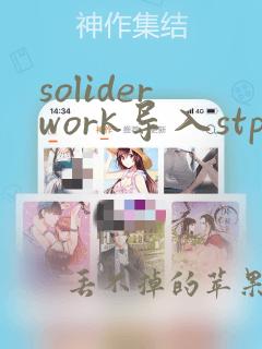 soliderwork导入stp装配图零件不显示