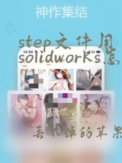 step文件用solidworks怎么打开