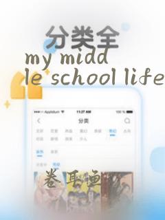 my middle school life作文