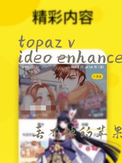 topaz video enhance ai中文破解绿色版