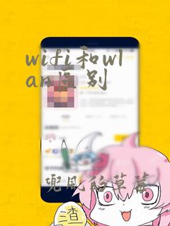 wifi和wlan区别