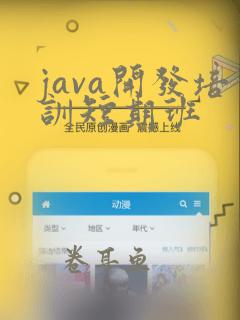 java开发培训短期班