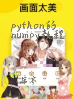 python的numpy教程