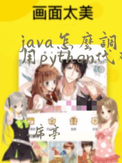 java怎么调用python代码
