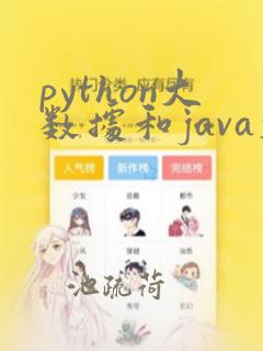 python大数据和java大数据的区别