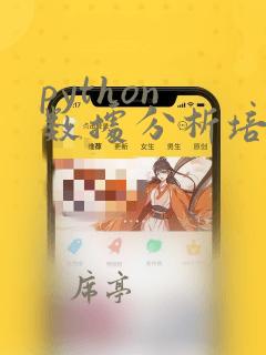 python 数据分析培训