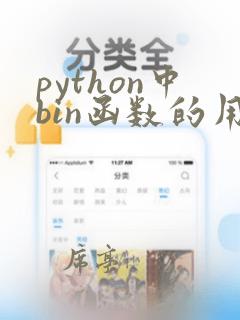 python中bin函数的用法