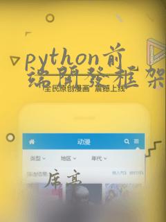 python前端开发框架