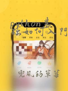 python基础如何入门