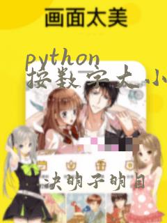 python 按数字大小排序