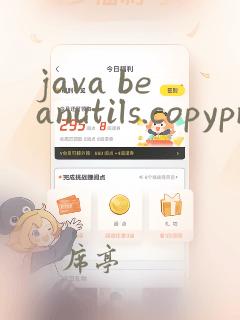 java beanutils.copyproperties