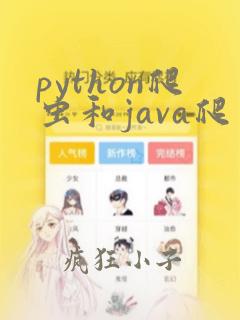 python爬虫和java爬虫