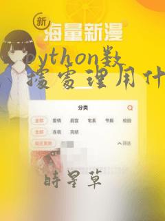 python数据处理用什么软件