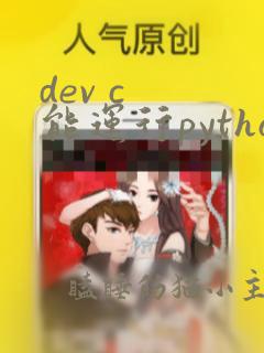 dev c 能运行python吗