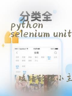 python selenium unittest ddt