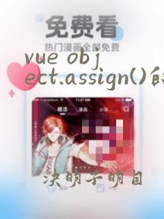 vue object.assign()的用法