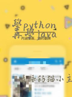 学python再学java
