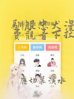 驯服忠犬漫画免费观看下拉式漫画