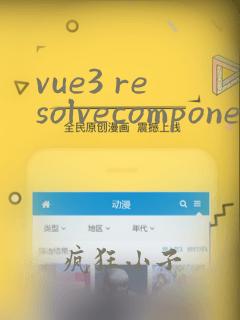 vue3 resolvecomponent