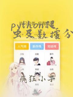 python爬虫及数据分析